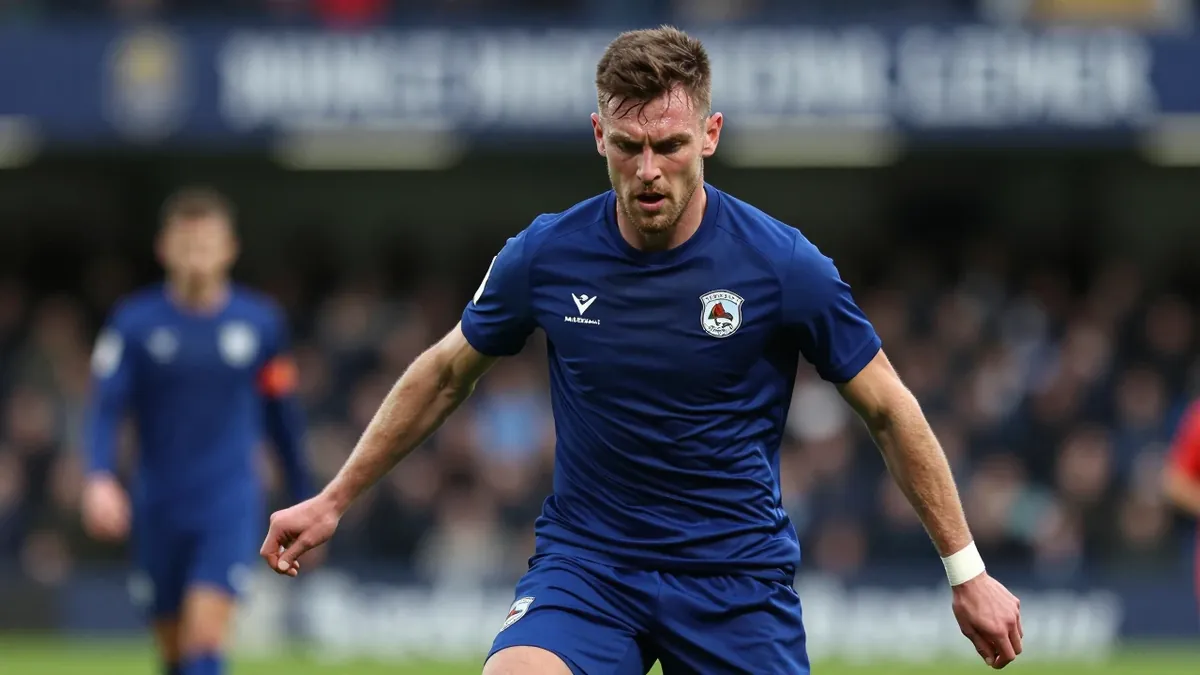 A William Hill Premiership fixture between Falkirk and Motherwell at Falkirk Stadium on 2nd May 2026 was documented by a...